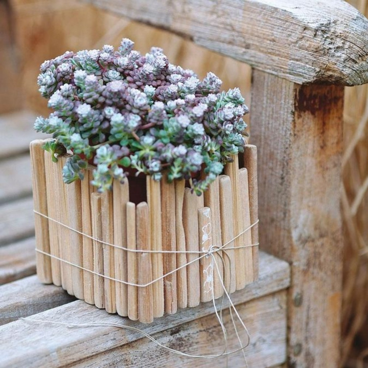 Baguettes de bois flotté - 11,5 cm - Naturel - Artemio - Rougier et Plé