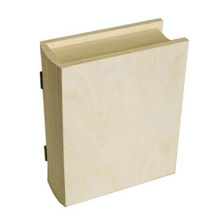 Boîte livre en bois - 21 cm - Artemio - Rougier et Plé
