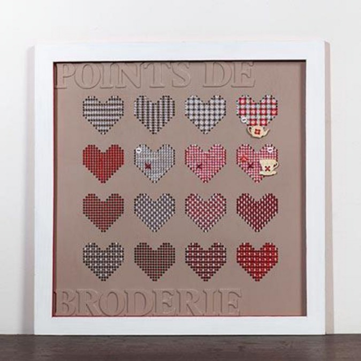 Châssis carré en bois - 30 x 30 cm - Artemio - Rougier et Plé