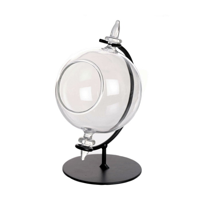Support + boule de décoration rotative en verre Ø 80 mm - Graine Créative - Rougier et Plé
