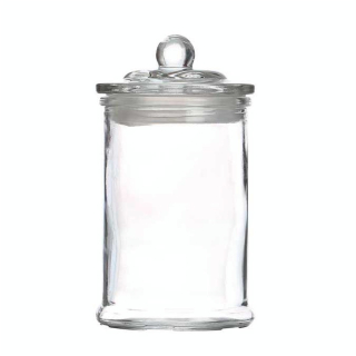 Bonbonnière en verre 14,5 x Ø 8 cm - Graine Créative - Rougier et Plé