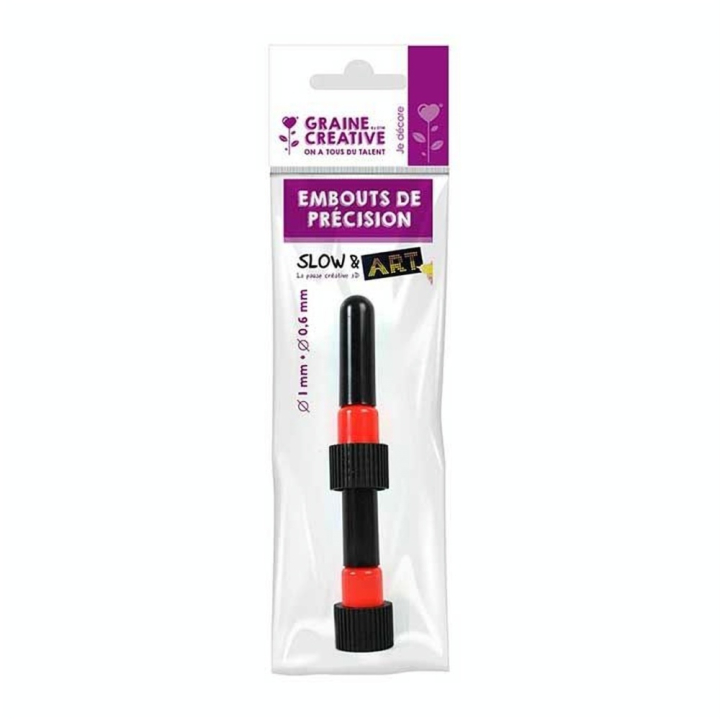 Embouts de précision Peinture 3D Slow & Art - Graine Créative - Rougier et Plé