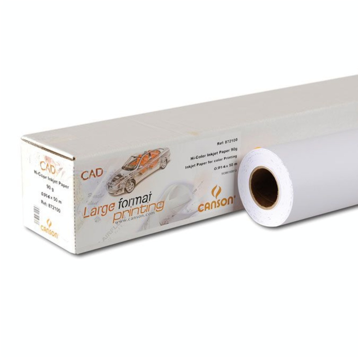 Papier CAD Surfacé éco Rouleau 90 g/m² - Canson - Rougier et Plé