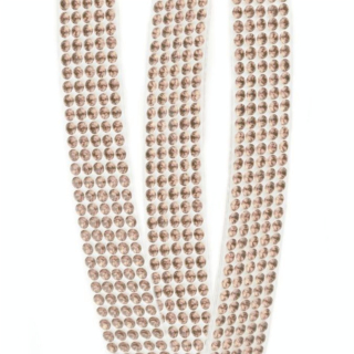 Bande de Crystaltex-It 62030 4 rangs - 50 cm - Crystal Shadow - Cristaux de Swarovski - Rougier et Plé