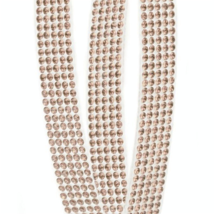 Bande de Crystaltex-It 62030 4 rangs - 50 cm - Crystal Shadow - Cristaux de Swarovski - Rougier et Plé