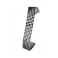 Bande de Crystaltex-It 62030 4 rangs - 50 cm - Jet - Cristaux de Swarovski - Rougier et Plé