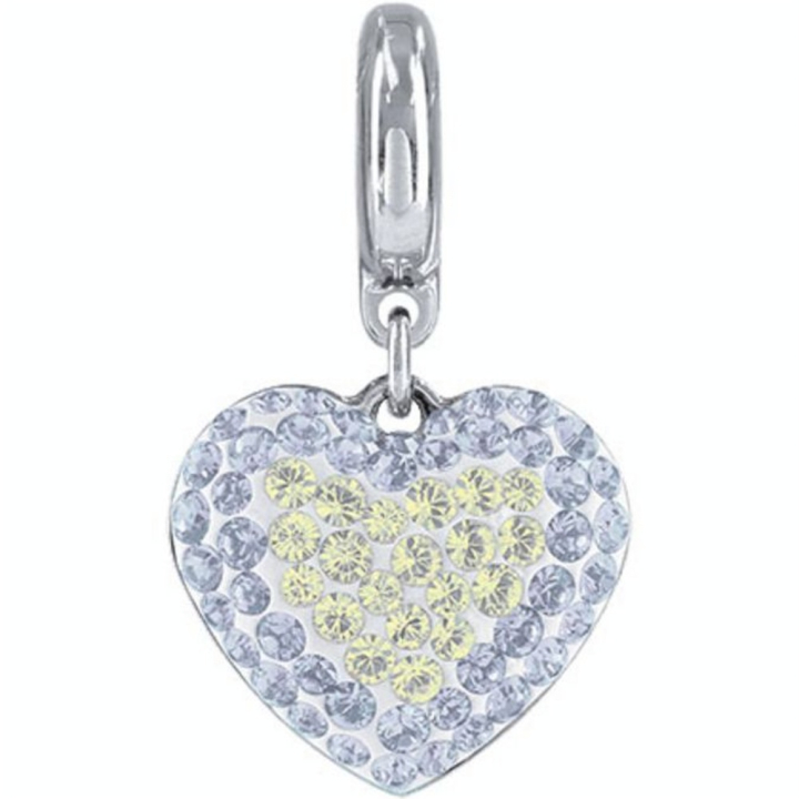 BeCharmed Pavé cœur 86502 - 14 mm - Moonlight - Cristaux de Swarovski - Rougier et Plé