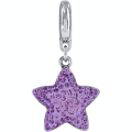 BeCharmed Pavé étoile 86512 - 14 mm - Amethyst - Cristaux de Swarovski - Rougier et Plé