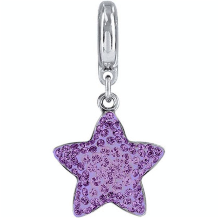 BeCharmed Pavé étoile 86512 - 14 mm - Amethyst - Cristaux de Swarovski - Rougier et Plé