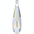 Pendentif argent 6533 - 17.5 mm - Cristaux de Swarovski - Rougier et Plé
