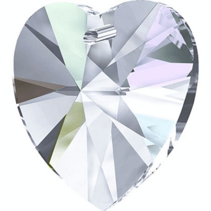Pendentif cœur Xilion 6228 - 14 mm - Cristaux de Swarovski - Rougier et Plé