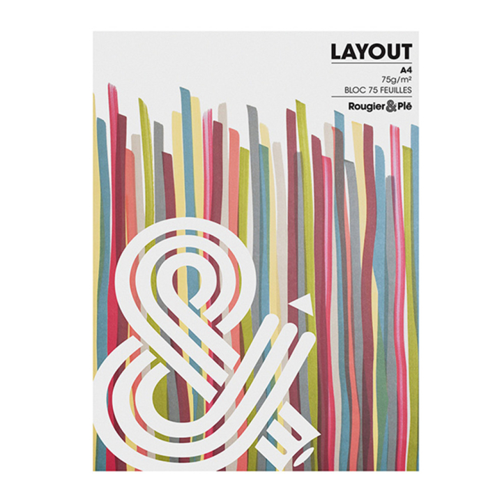 Bloc de papier Layout 75 g/m² - Rougier&Plé - Rougier et Plé