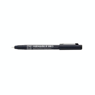 Feutre Mangaka Noir 0.18 mm - Kuretake - Rougier et Plé