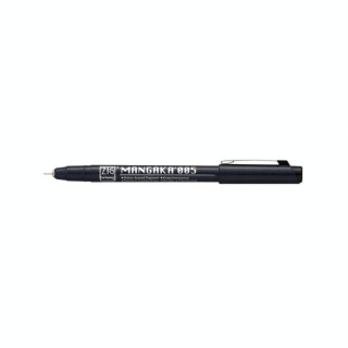 Feutre Mangaka Noir 0.20 mm - Kuretake - Rougier et Plé