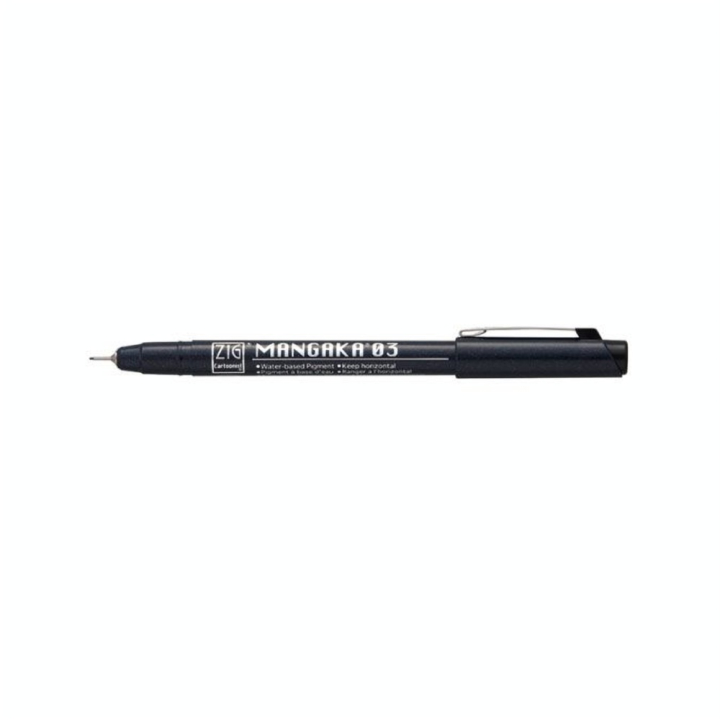 Feutre Mangaka Noir 0.35 mm - Kuretake - Rougier et Plé