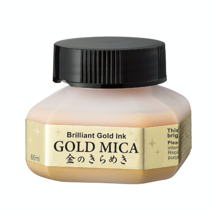 Encre métallisée japonaise Or 60 ml - Kuretake - Rougier et Plé