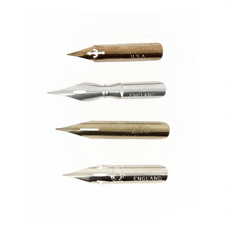 Plume pour le dessin Manga Assorties x 4 - Rougier&Plé - Rougier et Plé
