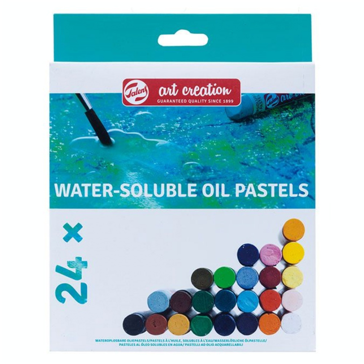 Pastel à l'huile Set 24 couleurs Solubles à l'eau - Talens Art Creation - Rougier et Plé