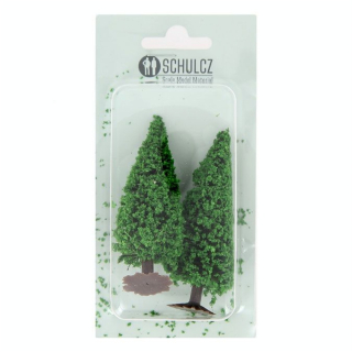 Arbre de modélisme 80 mm Vert x 2 - Schulcz - Rougier et Plé