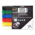 Marqueur textile Opaque 7A Set de base 6 couleurs - Pébéo - Rougier et Plé