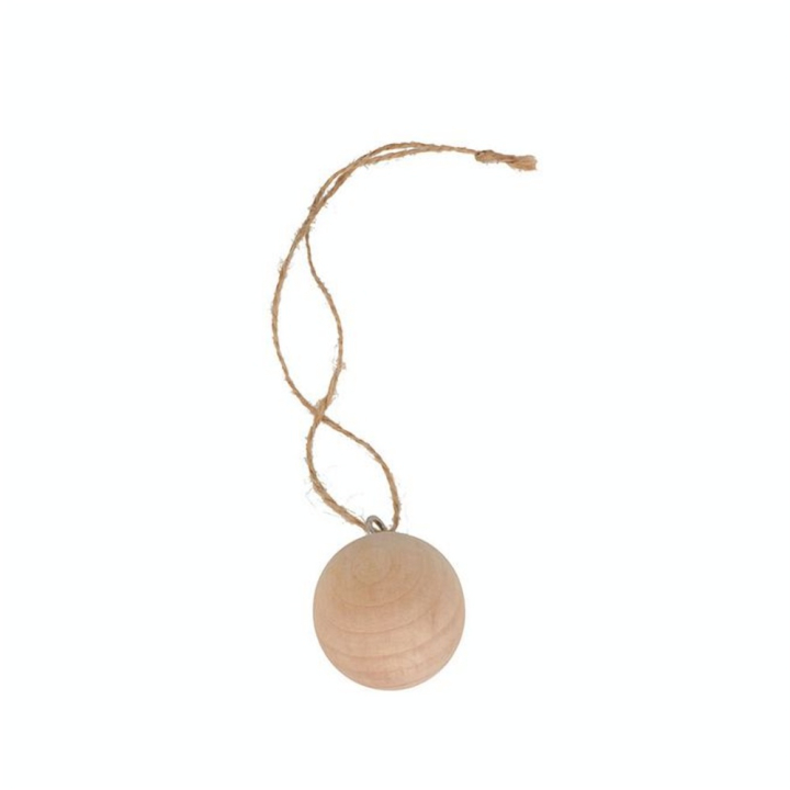 Décoration de noël Boule en bois Ø 4 cm - 3 pcs - Artemio - Rougier et Plé