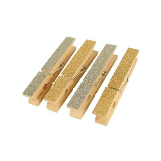 Pince à linge or et argent - 4 pcs - CTOP - Rougier et Plé