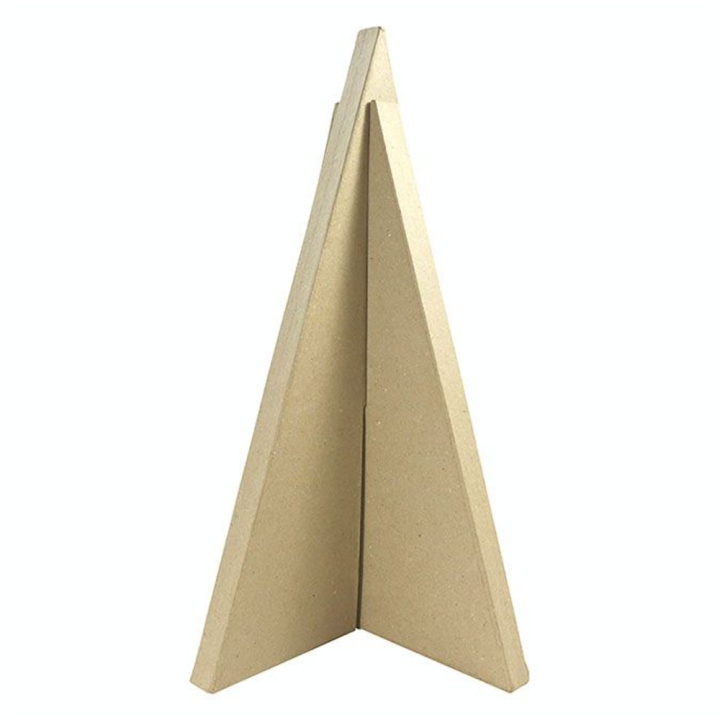 Objet en papier mâché Sapin triangle - Décopatch - Rougier et Plé