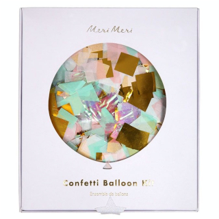Ballons transparents contenant des confettis irisés - 8 pcs - Meri Meri - Rougier et Plé