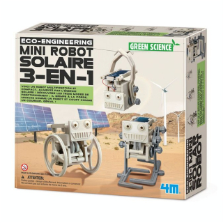 Mini Robot Solaire 3-en-1 - 4M - Rougier et Plé
