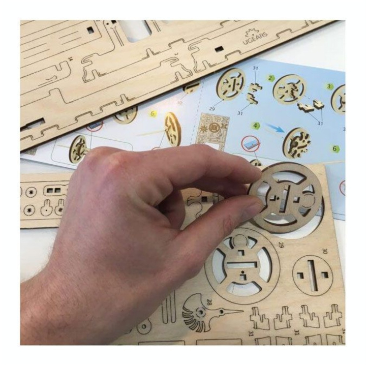 Puzzle mécanique en bois Minuteur 20 minutes - UGEARS - Rougier et Plé