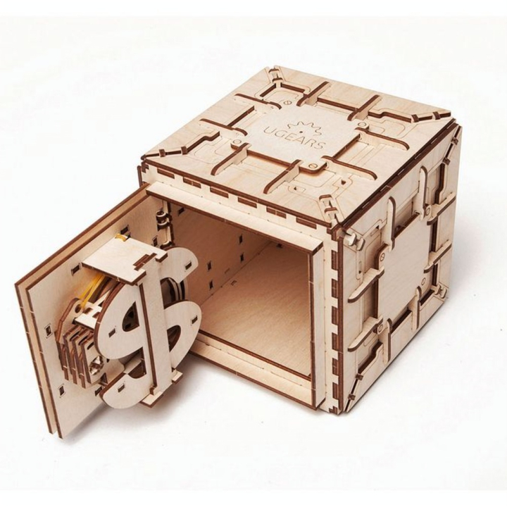 Puzzle mécanique en bois Coffre-fort - UGEARS - Rougier et Plé