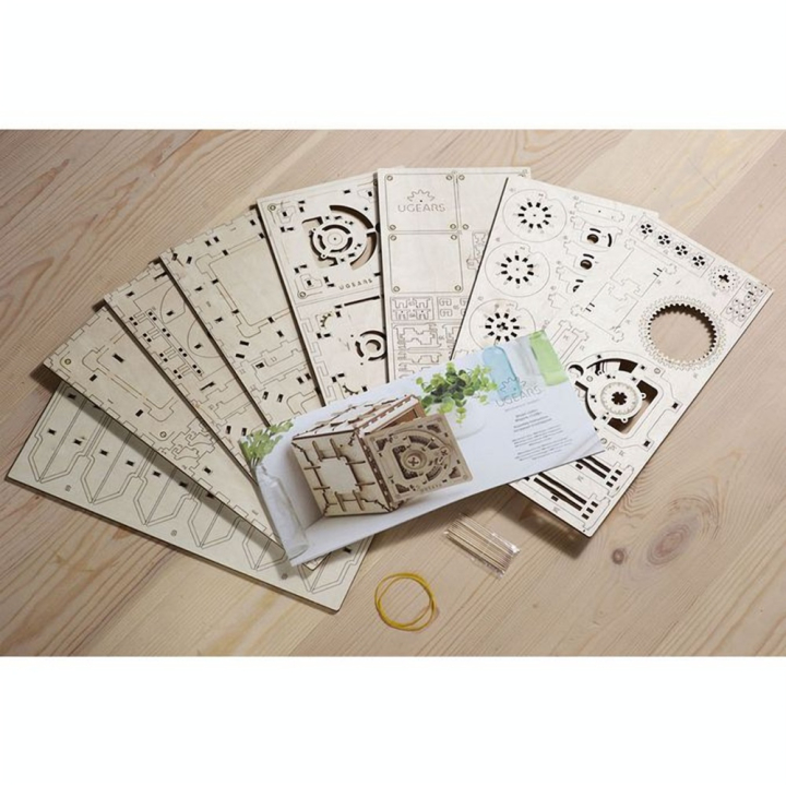 Puzzle mécanique en bois Coffre-fort - UGEARS - Rougier et Plé