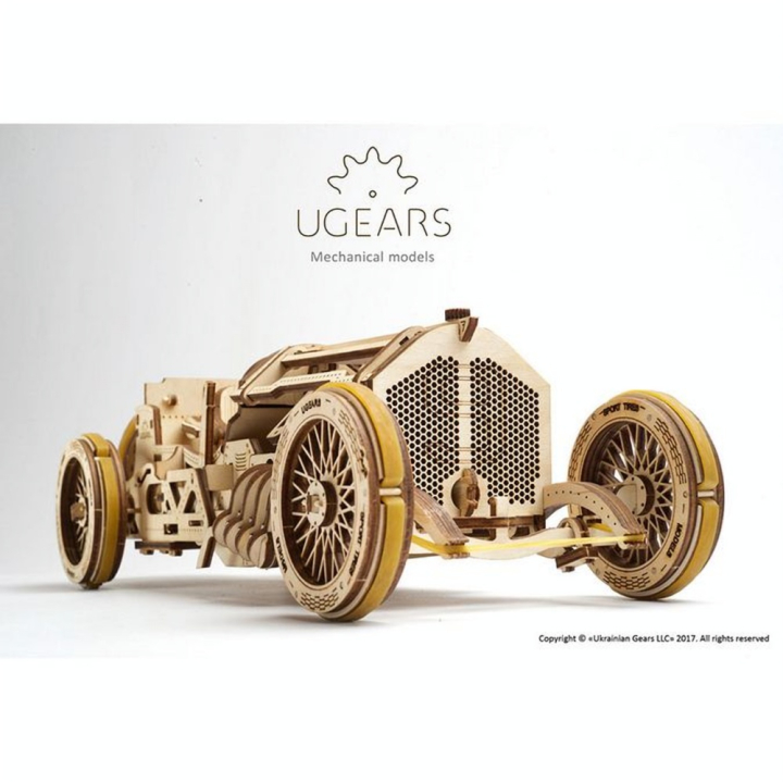 Puzzle mécanique en bois Bolide U-9 Grand Prix - UGEARS - Rougier et Plé