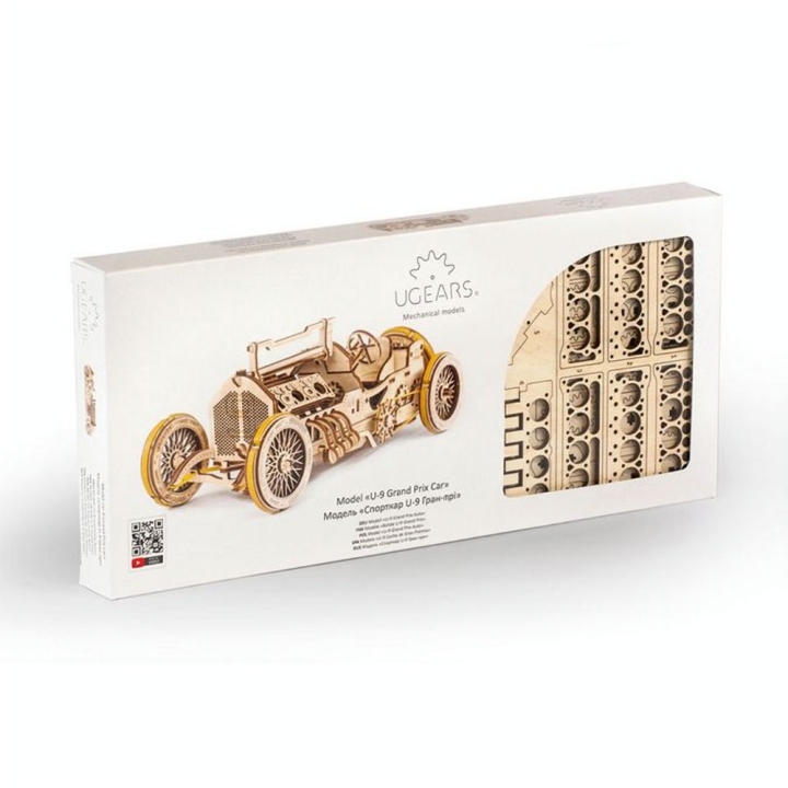 Puzzle mécanique en bois Bolide U-9 Grand Prix - UGEARS - Rougier et Plé