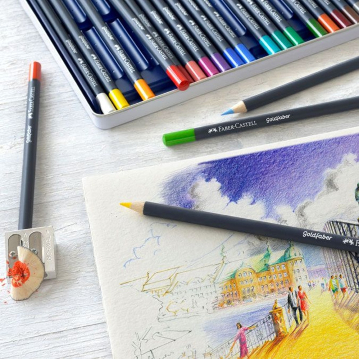 Crayon de couleur GoldFaber Boite de 48 - Faber-Castell - Rougier et Plé