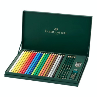 Crayon de couleur Polychromos Coffret cadeau Mixed Media - Faber-Castell - Rougier et Plé