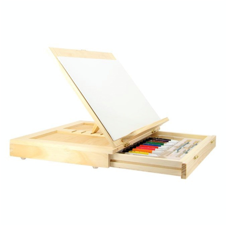 Coffret chevalet Artist Kid peinture acrylique + outils - Pébéo - Rougier et Plé