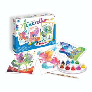 Aquarellum junior Licornes & Pégases - Sentosphère - Rougier et Plé