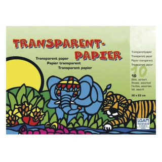 Papier vitrail 23 x 30 cm 10 couleurs - Rayher - Rougier et Plé