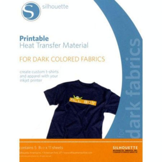 Film pour transfert textile à imprimer 21 x 28 cm 2 pcs - Silhouette - Rougier et Plé