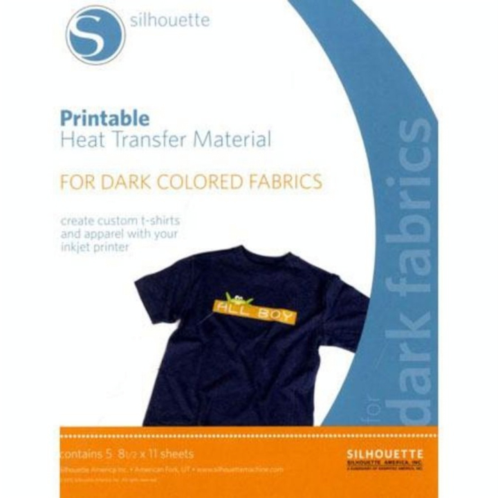 Film pour transfert textile à imprimer 21 x 28 cm 2 pcs - Silhouette - Rougier et Plé