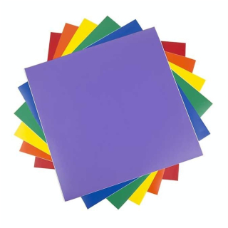 Film vinyle Assortiment Basique 6 feuilles - Silhouette - Rougier et Plé