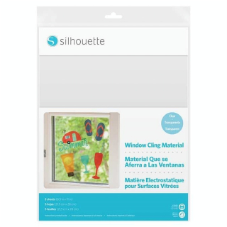 Film électrostatique pour vitres Transparent 21.6 x 28 cm 5 pcs - Silhouette - Rougier et Plé