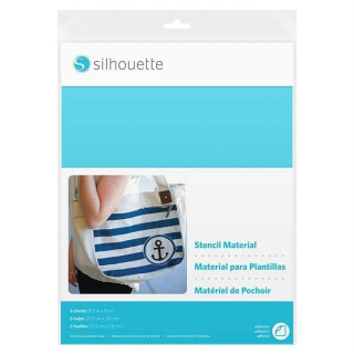 Feuille pour pochoir adhésive 21.6 x 28 cm 6 pcs - Silhouette - Rougier et Plé
