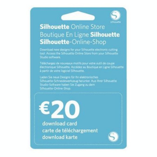 Carte de téléchargement prépayée Silhouette Online Store - Silhouette - Rougier et Plé