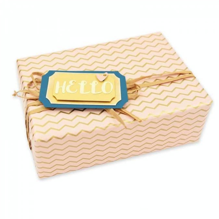 Matrice de découpe Thinlits Die Alphabet majuscule au pinceau 26 pcs - Sizzix - Rougier et Plé