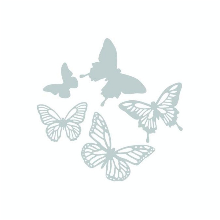 Matrice de découpe Die Thinlits Papillons 5 pcs - Sizzix - Rougier et Plé