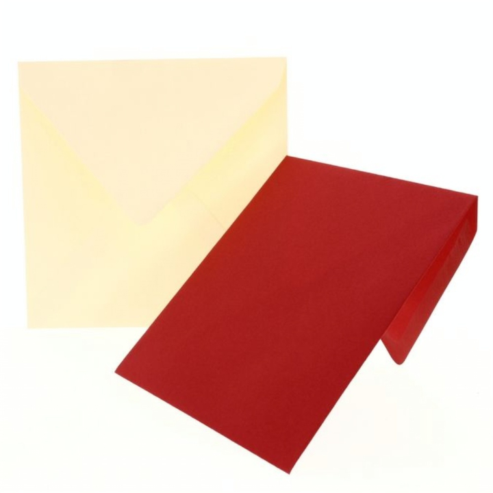 Enveloppe faire part Pollen 120g 120 x 120 mm par 20 - Clairefontaine - Rougier et Plé