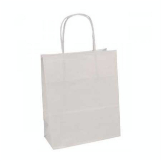 Sac en kraft blanc 18 x 7 x 24 cm - Clairefontaine - Rougier et Plé