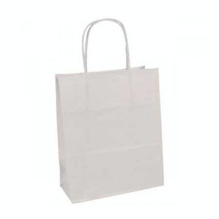 Sac en kraft blanc 18 x 7 x 24 cm - Clairefontaine - Rougier et Plé